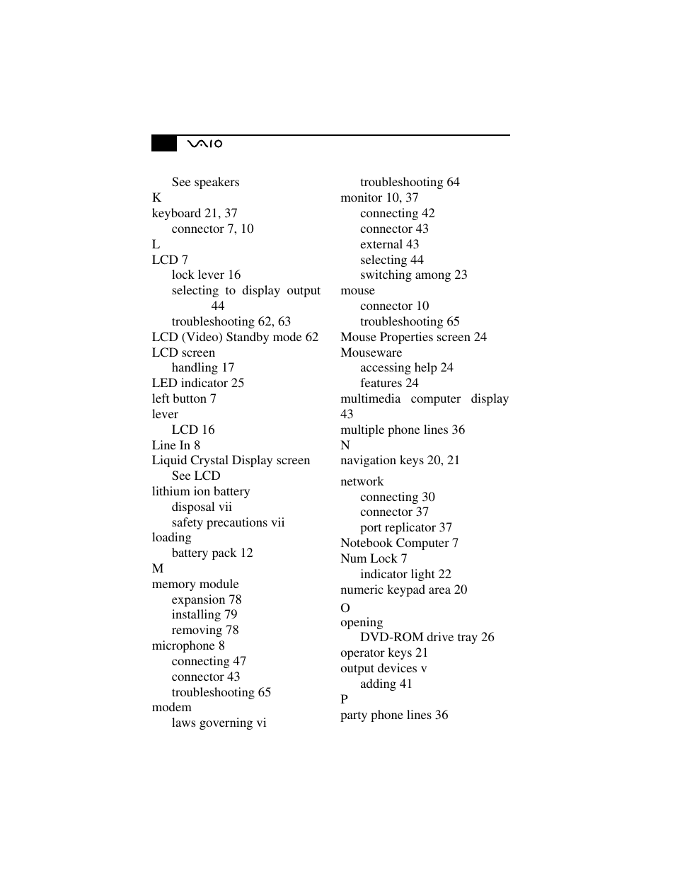 Sony PCG-F630 User Manual | Page 101 / 103