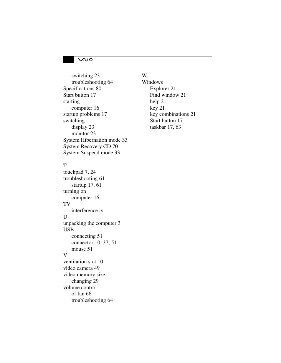 Sony PCG-F630 User Manual | Page 103 / 103