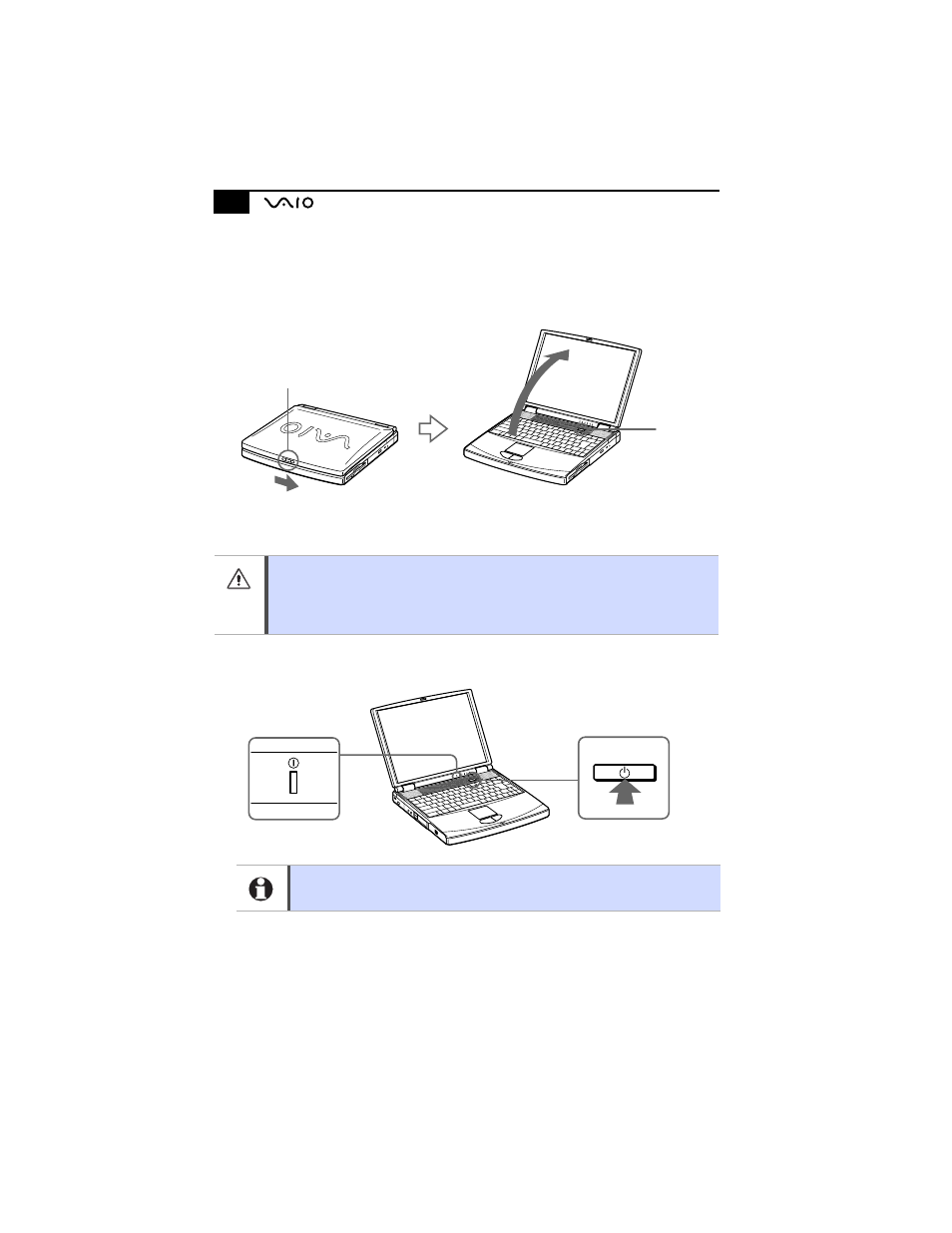 Starting your computer | Sony PCG-F630 User Manual | Page 31 / 103