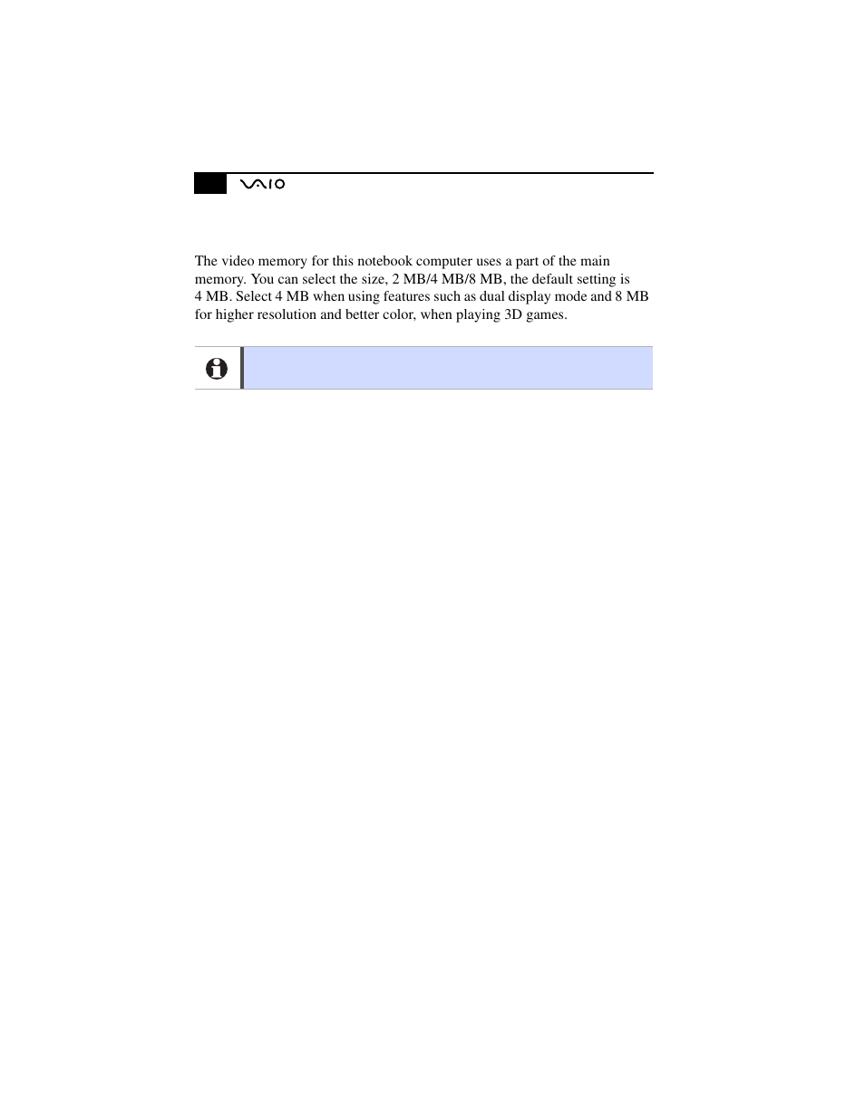 Changing the video memory size | Sony PCG-F630 User Manual | Page 43 / 103