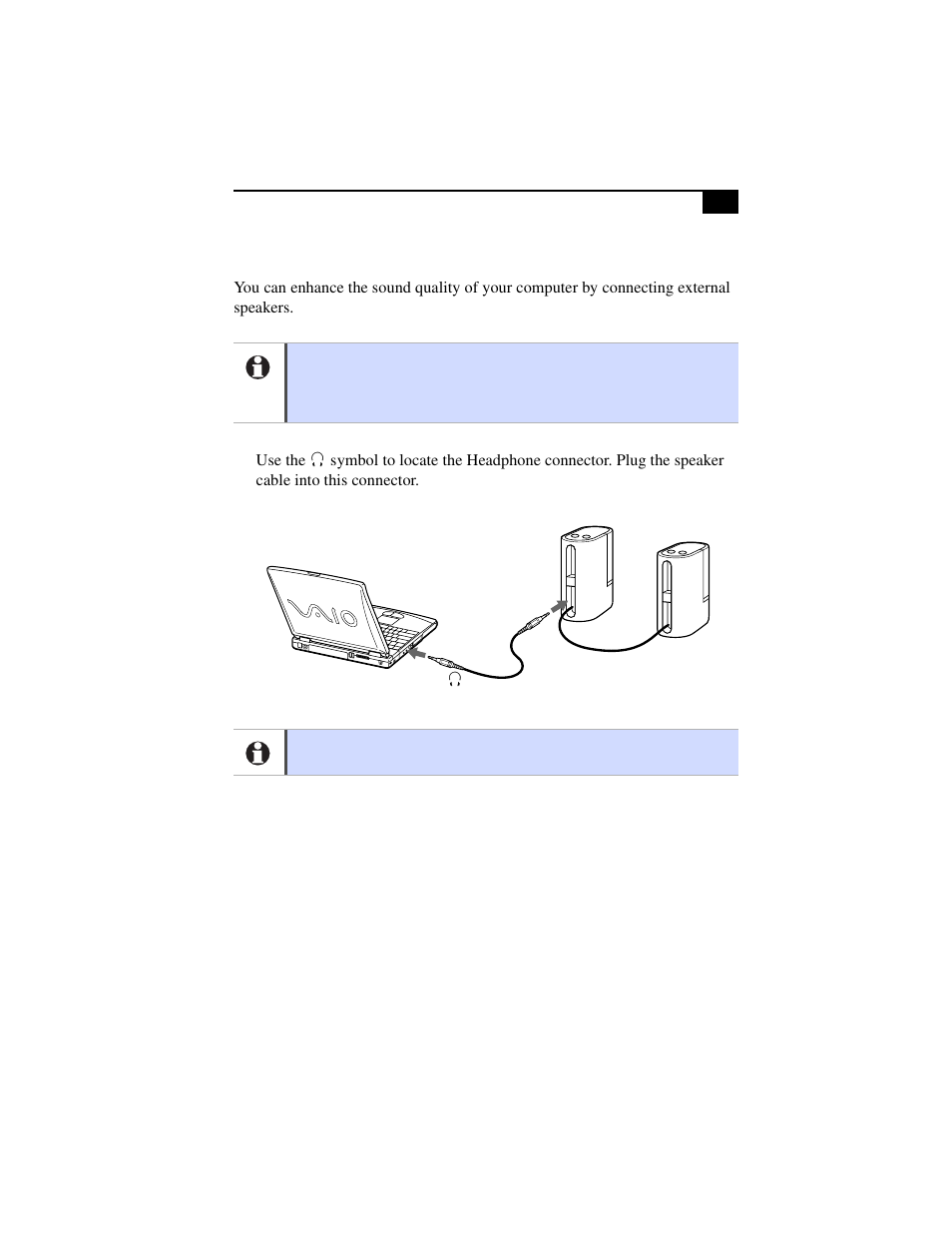 Connecting external speakers | Sony PCG-F630 User Manual | Page 60 / 103