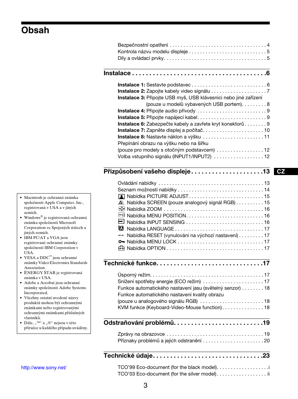 Sony SDM-S205FB User Manual | Page 280 / 403