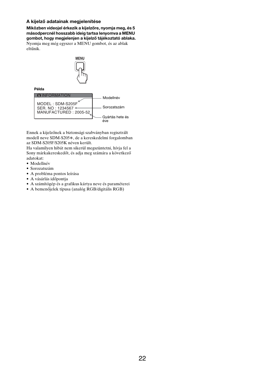 Sony SDM-S205FB User Manual | Page 324 / 403