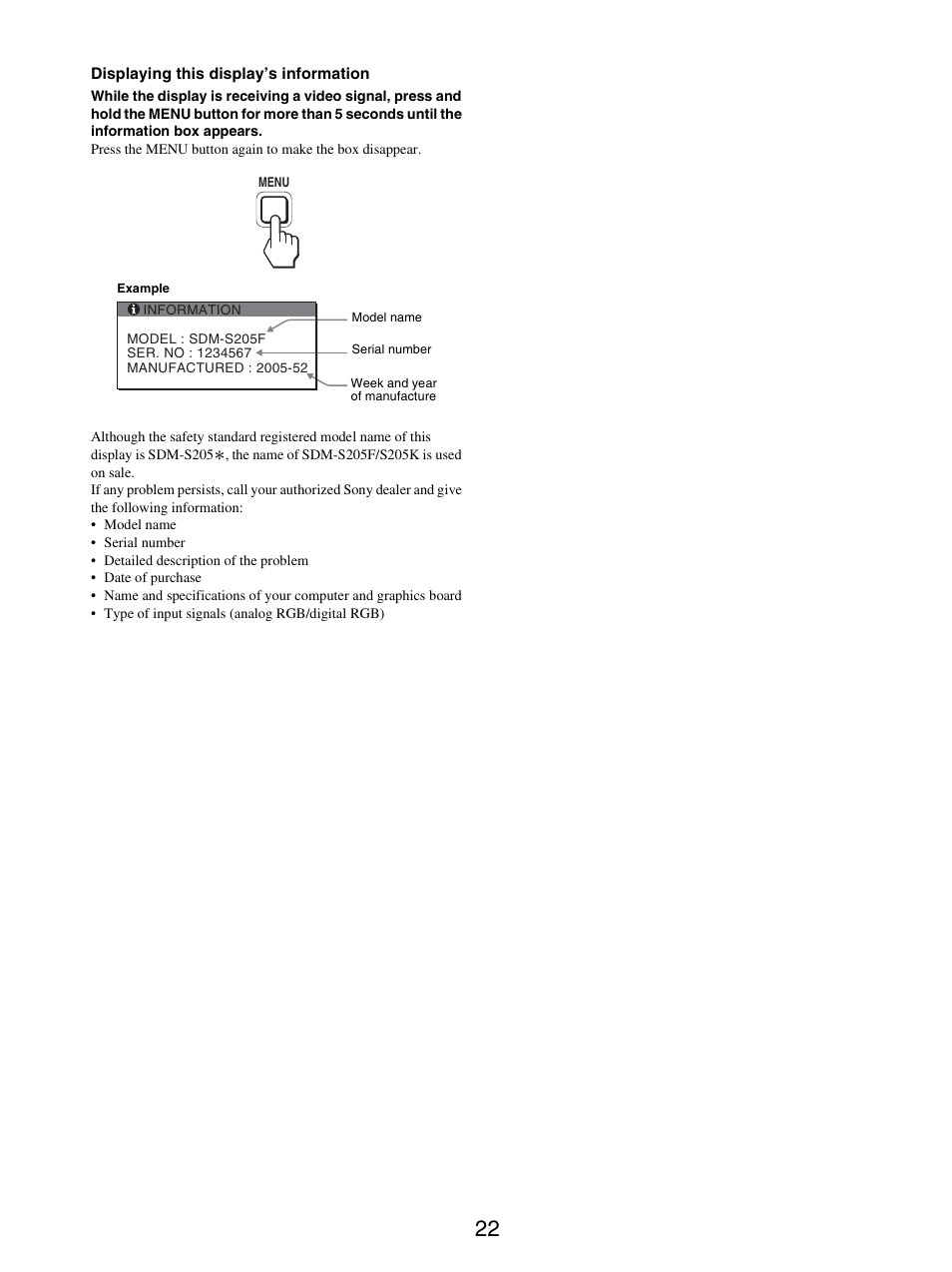 Sony SDM-S205FB User Manual | Page 47 / 403