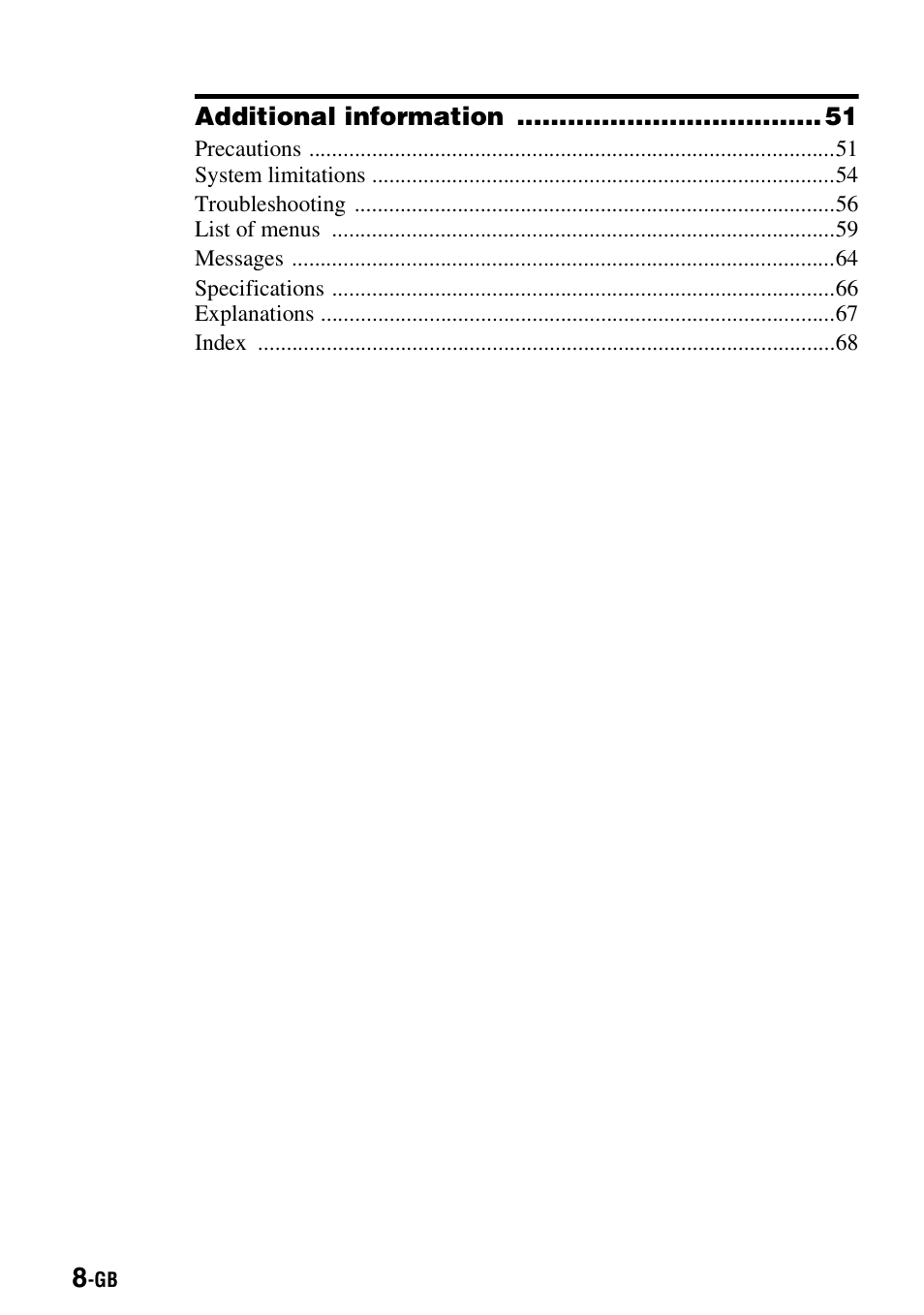 Sony MZ-S1 User Manual | Page 8 / 208