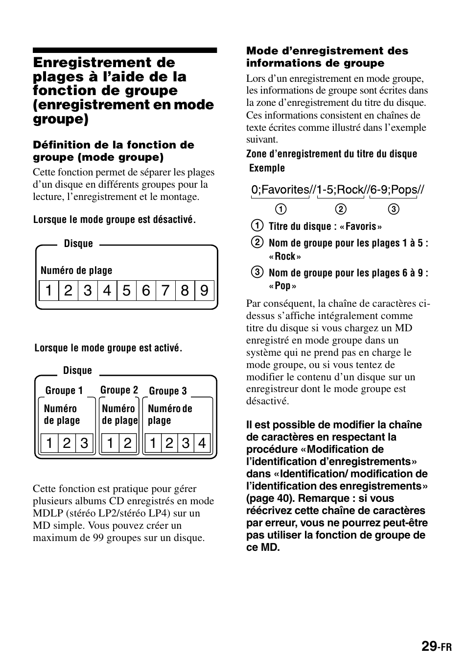 Ment en mode groupe) | Sony MZ-S1 User Manual | Page 97 / 208