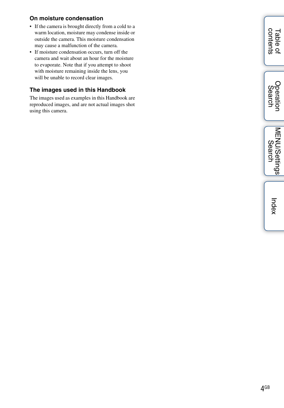 Sony DSC-H55 User Manual | Page 4 / 132