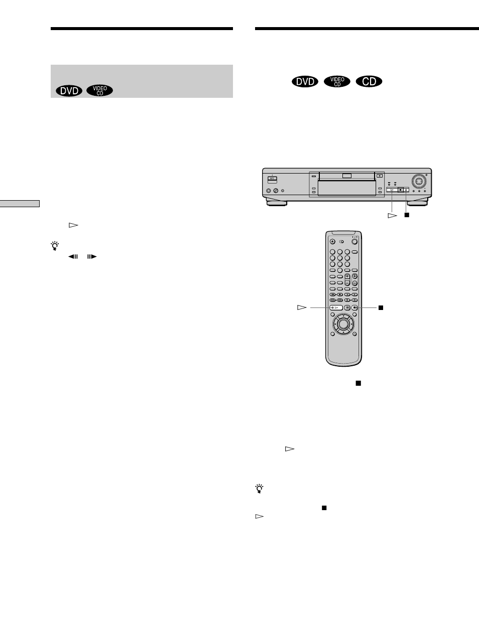 Sony DVP S530D User Manual | Page 18 / 132