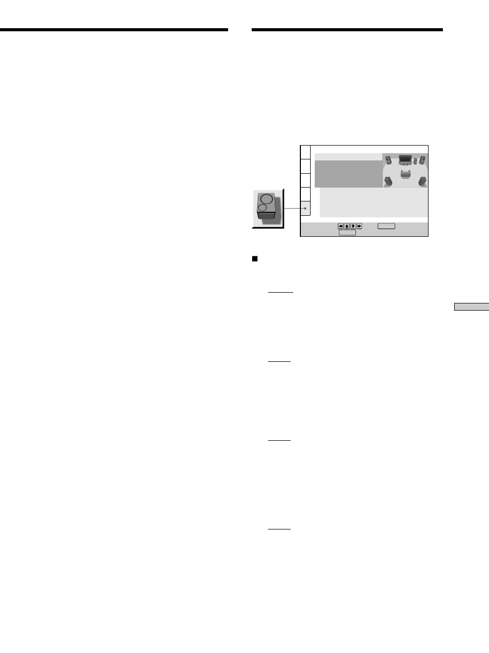 Speaker set up | Sony DVP S530D User Manual | Page 51 / 132
