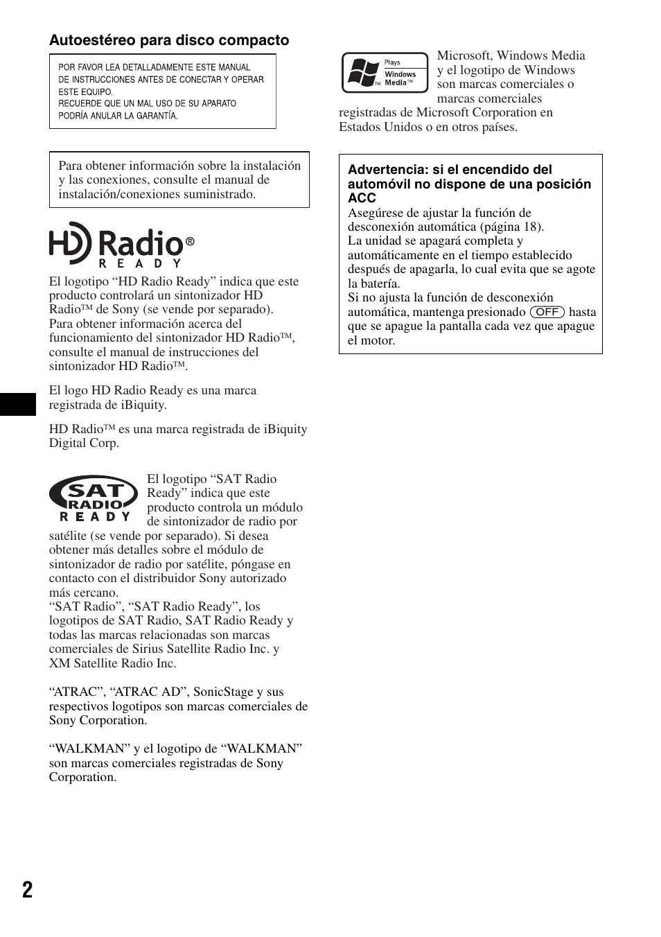 Sony CDX-GT920U User Manual | Page 26 / 56