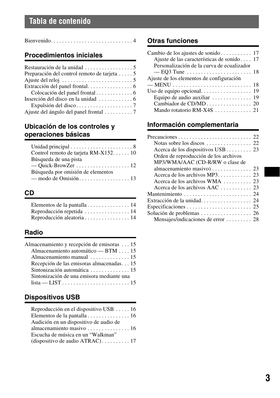 Sony CDX-GT920U User Manual | Page 27 / 56