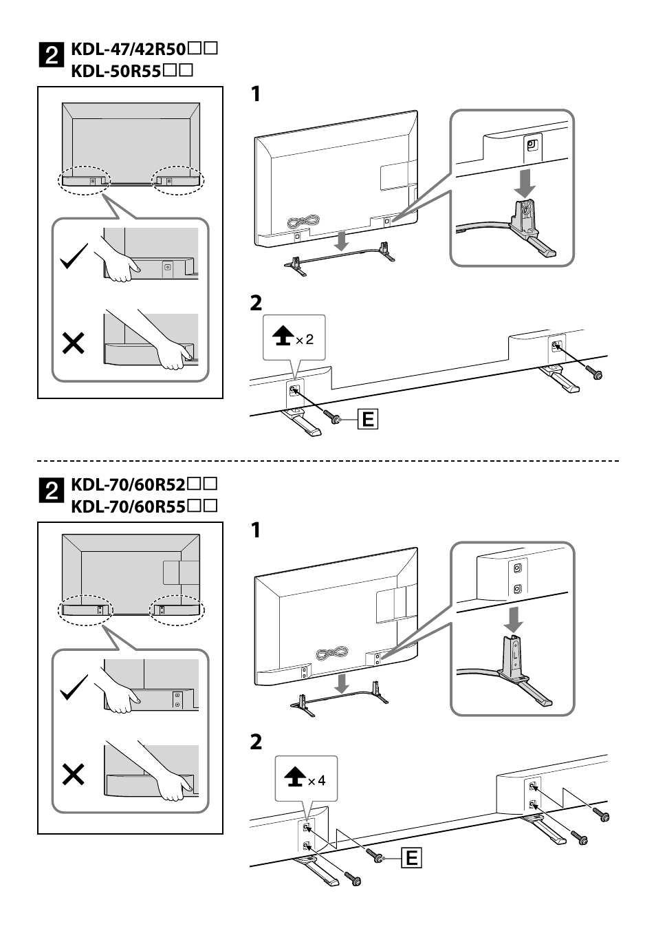 Sony KDL-60R550A User Manual | Page 2 / 2