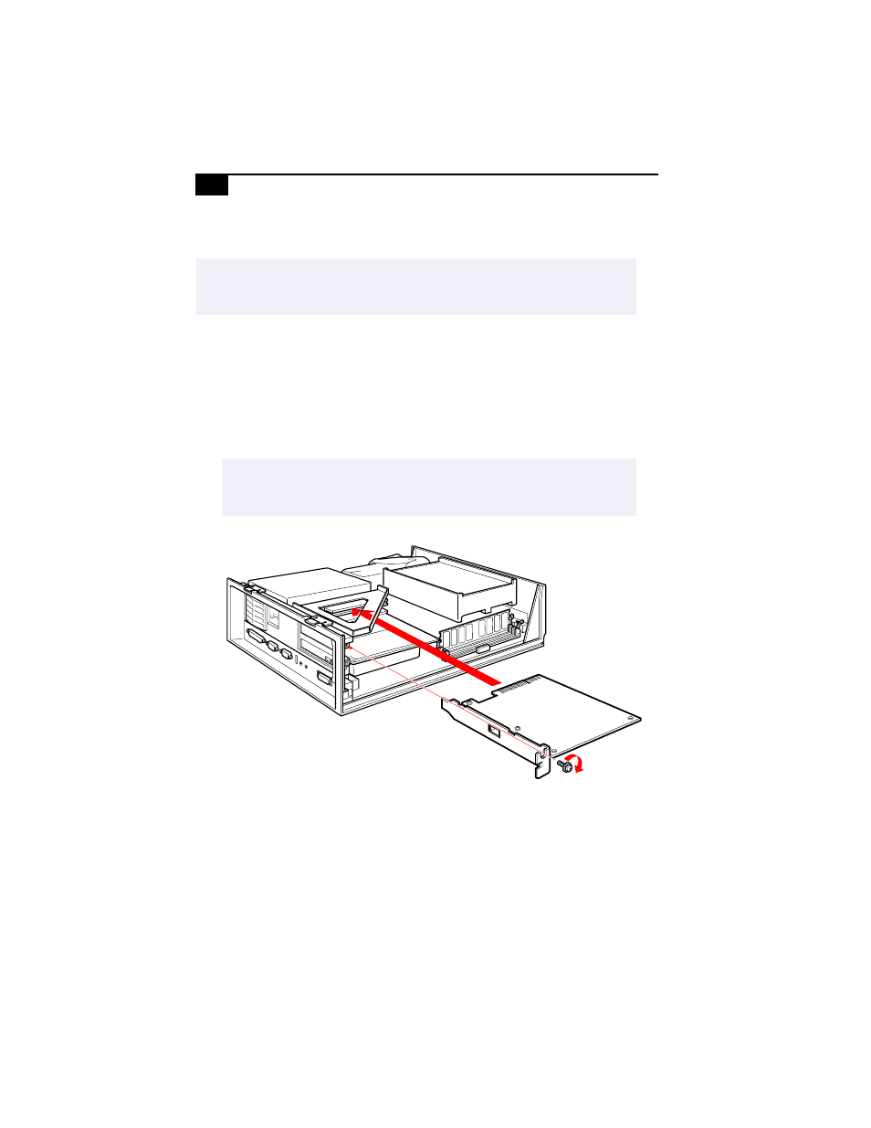 Installing an add-in card | Sony PCV-L400 User Manual | Page 30 / 106