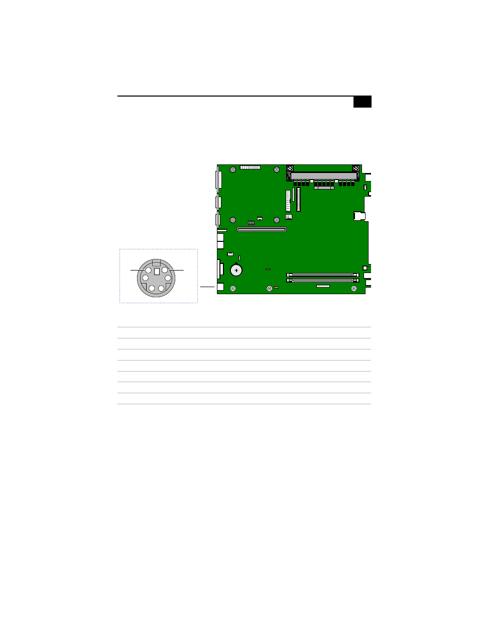 Keyboard/mouse (kb/mouse) connector, 49 keyboard/mouse (kb/mouse) connector | Sony PCV-L400 User Manual | Page 57 / 106