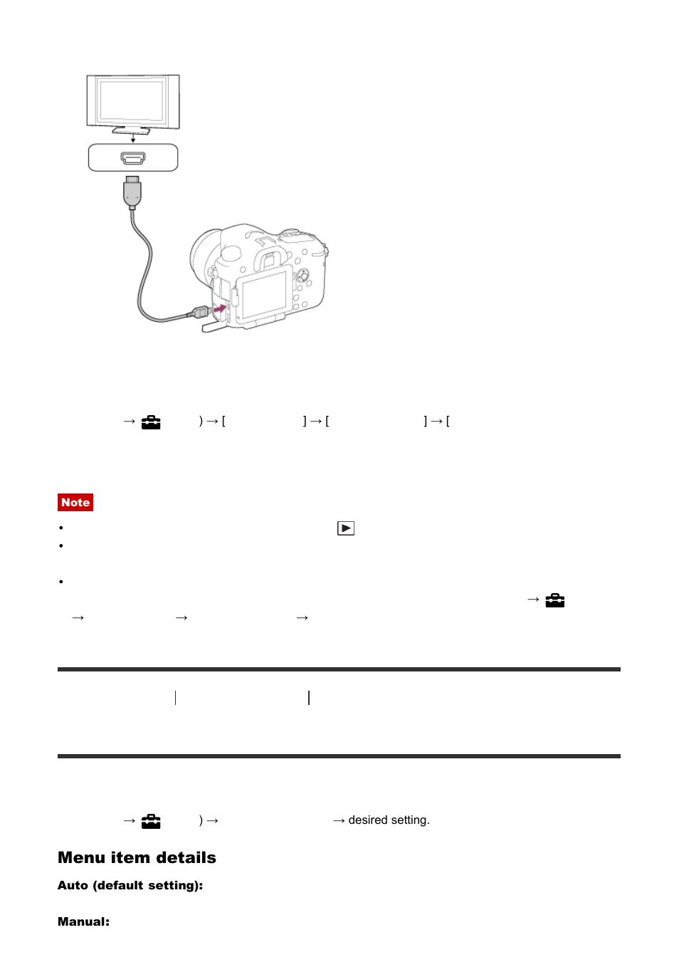 Monitor brightness [191, Monitor brightness, Menu item details | Sony ILCA-77M2 User Manual | Page 142 / 205