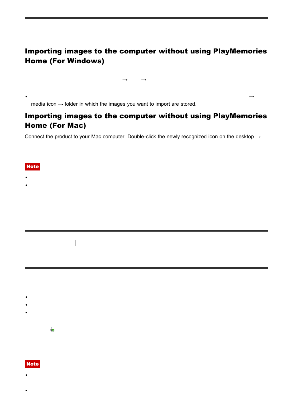 Disconnecting the product from the computer [251, Disconnecting the product from the computer | Sony ILCA-77M2 User Manual | Page 174 / 205