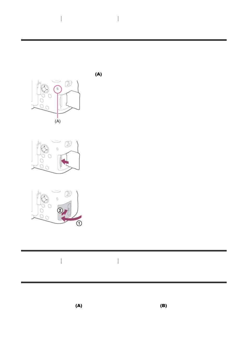 Attaching a lens [21, Attaching a lens | Sony ILCA-77M2 User Manual | Page 36 / 205