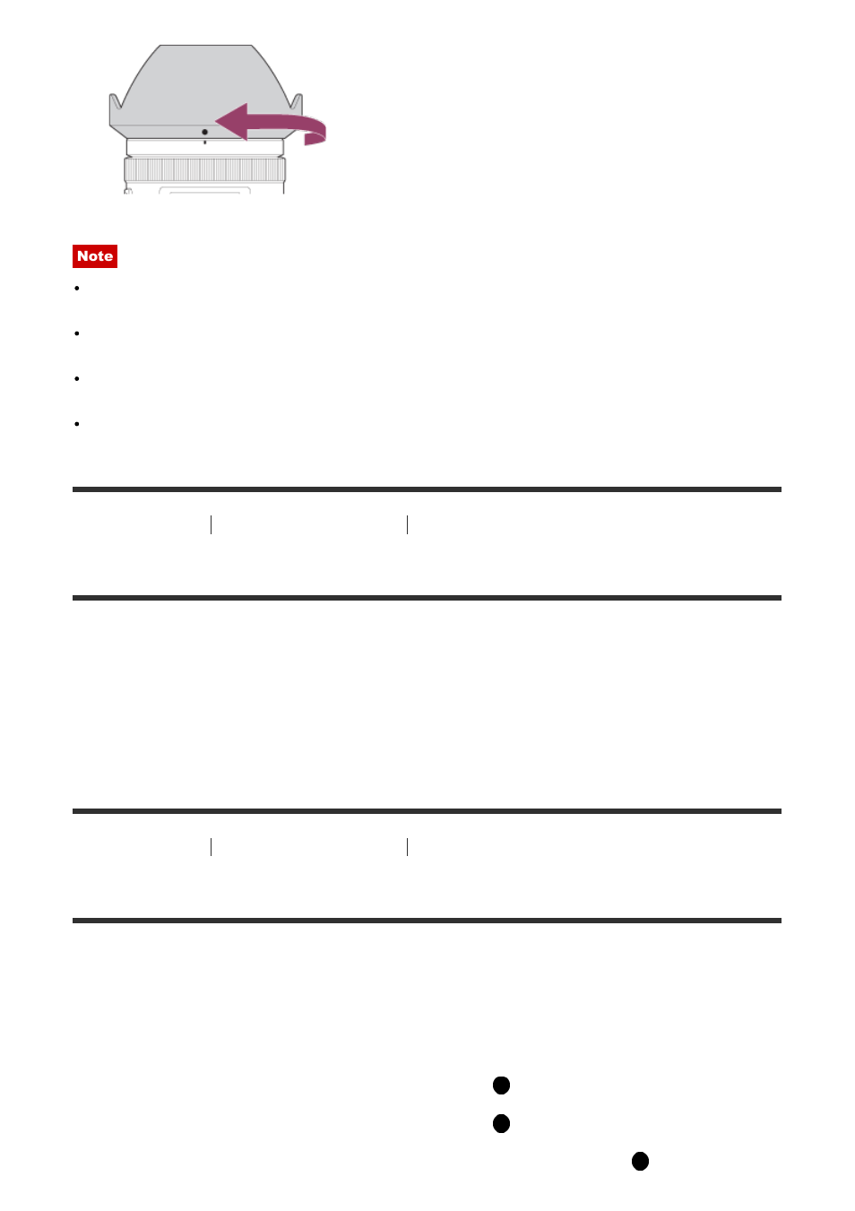 Notes on changing the lens [24, Setting the date and time [25, Setting the date and time | Sony ILCA-77M2 User Manual | Page 39 / 205