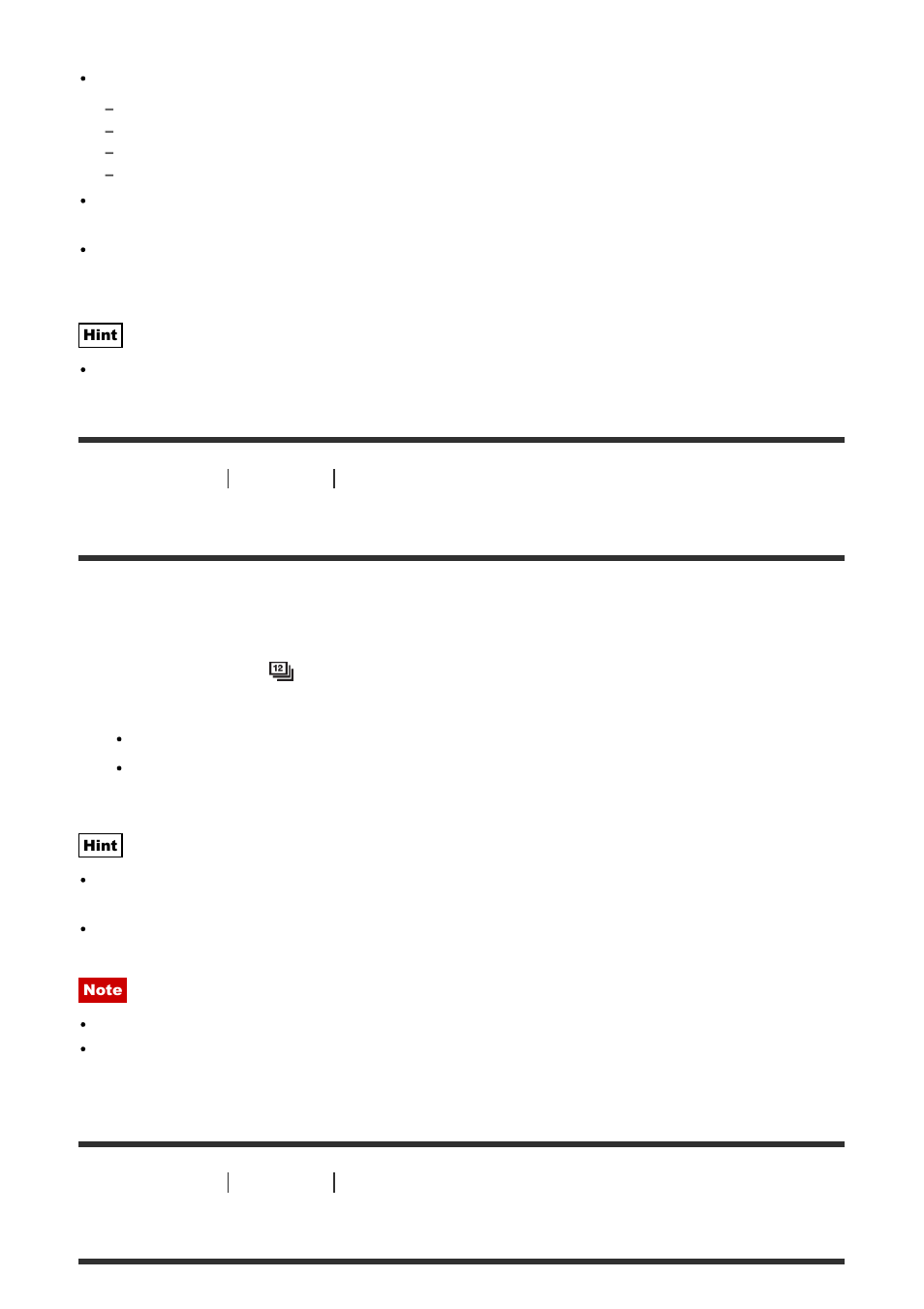 Cont. priority ae [40, Shutter priority [41, Cont. priority ae | Shutter priority | Sony ILCA-77M2 User Manual | Page 54 / 205