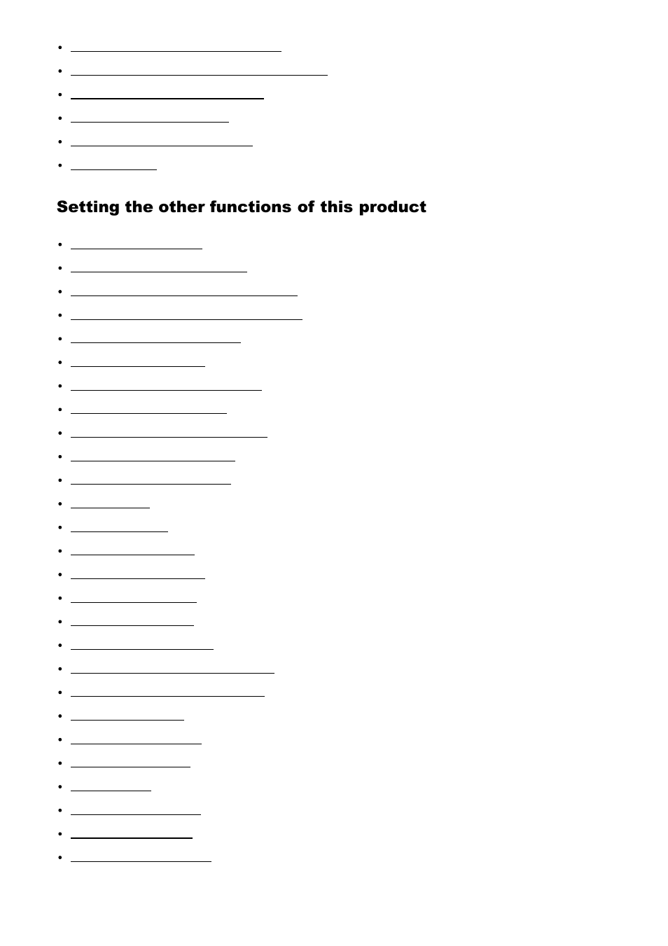 Setting the other functions of this product | Sony ILCA-77M2 User Manual | Page 7 / 205