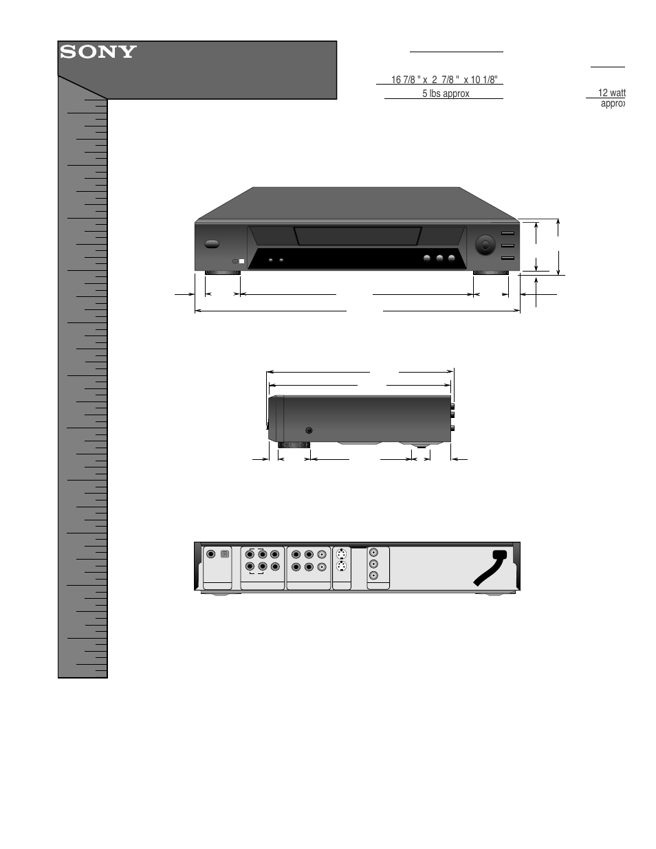 Sony DVP-NS500V User Manual | 1 page