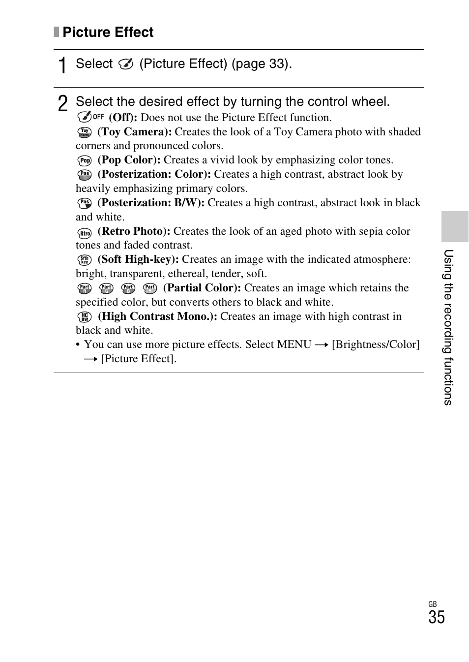 Sony NEX-F3 User Manual | Page 35 / 94