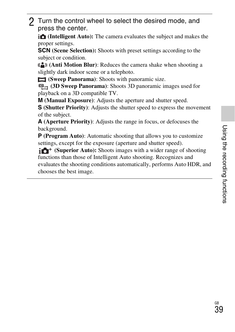 Sony NEX-F3 User Manual | Page 39 / 94