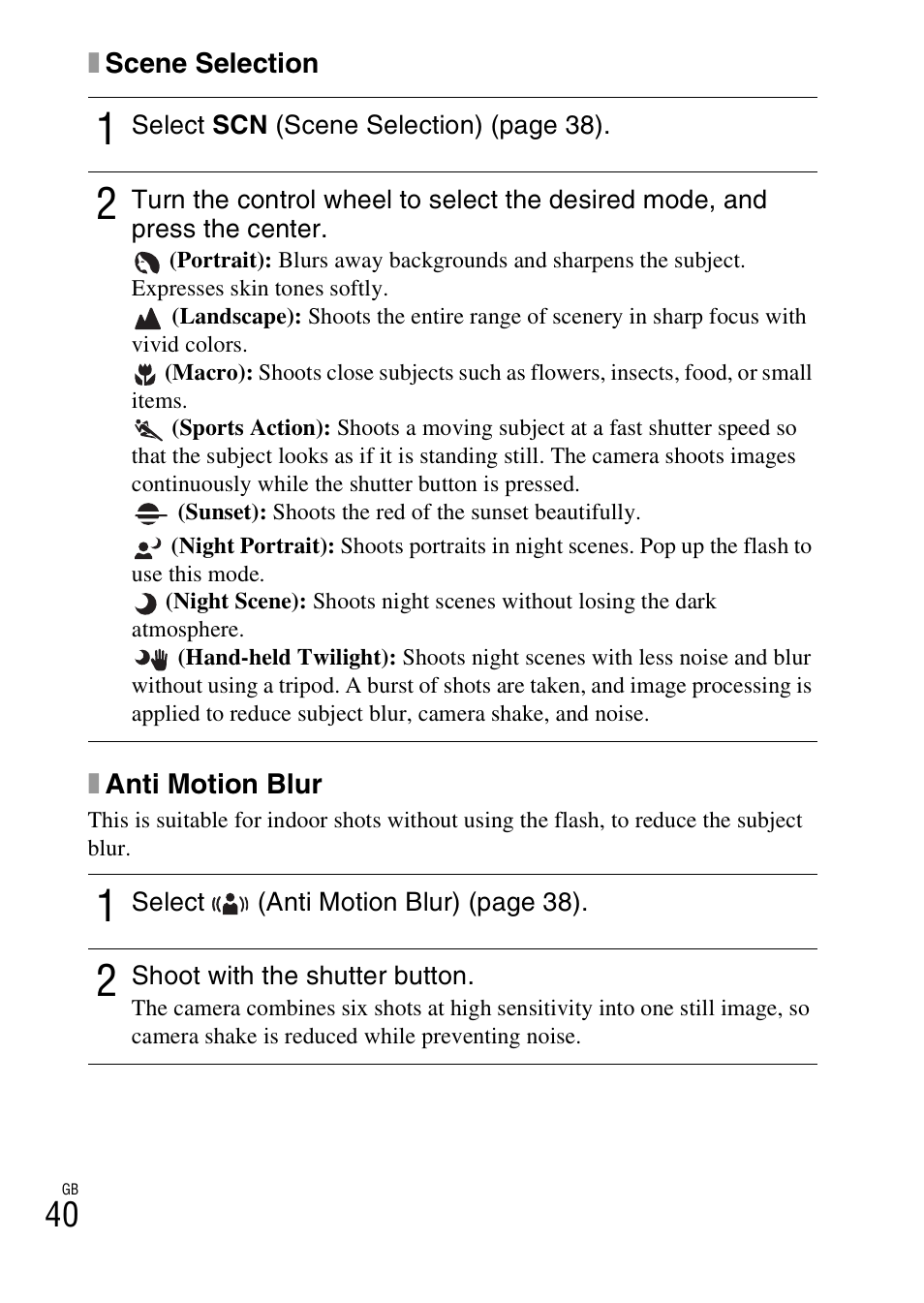 Sony NEX-F3 User Manual | Page 40 / 94