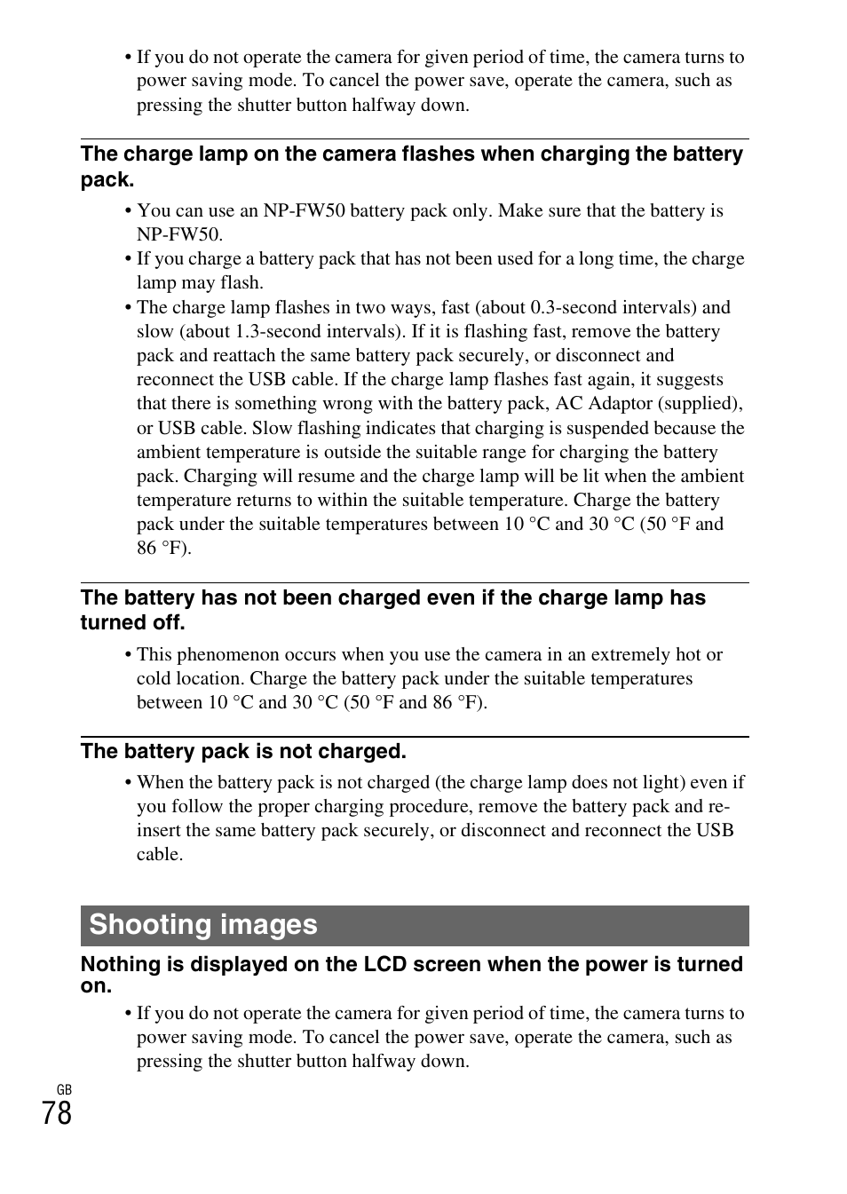 Shooting images | Sony NEX-F3 User Manual | Page 78 / 94