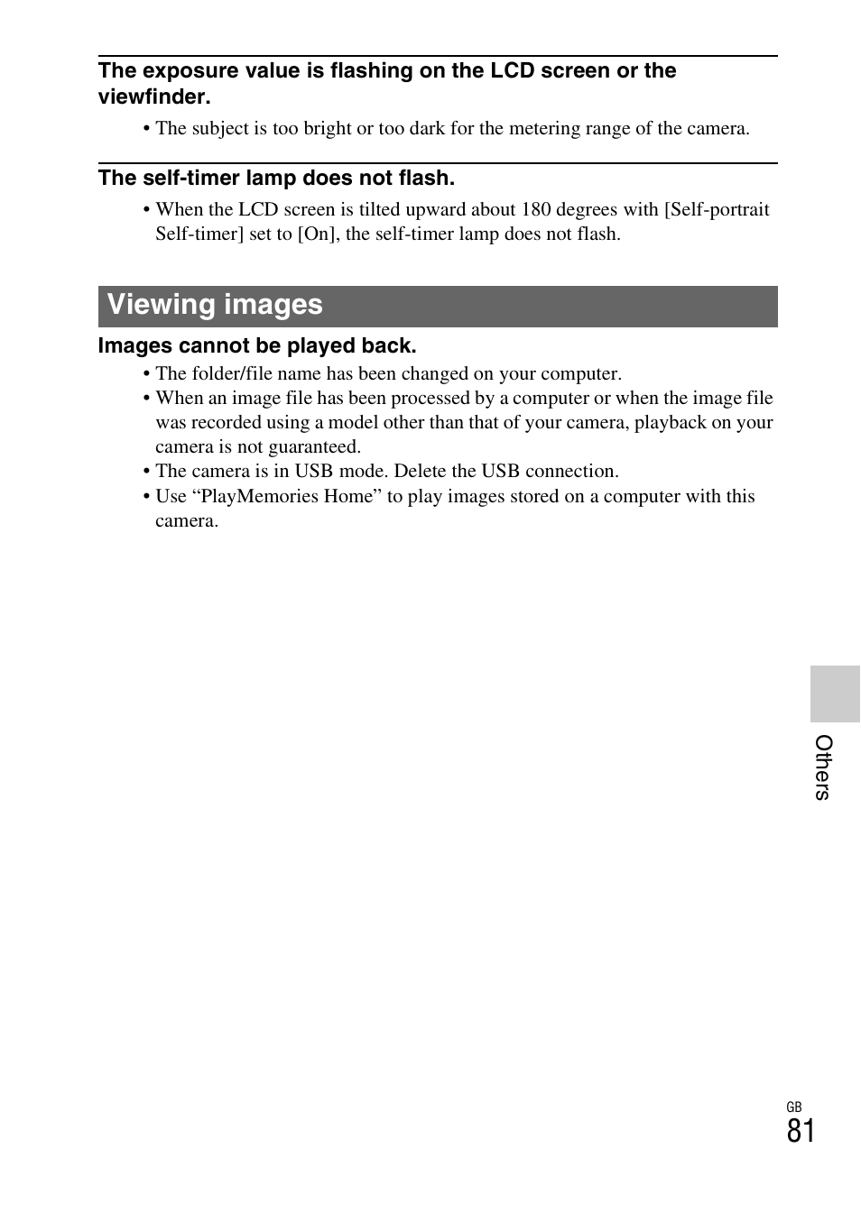 Viewing images | Sony NEX-F3 User Manual | Page 81 / 94