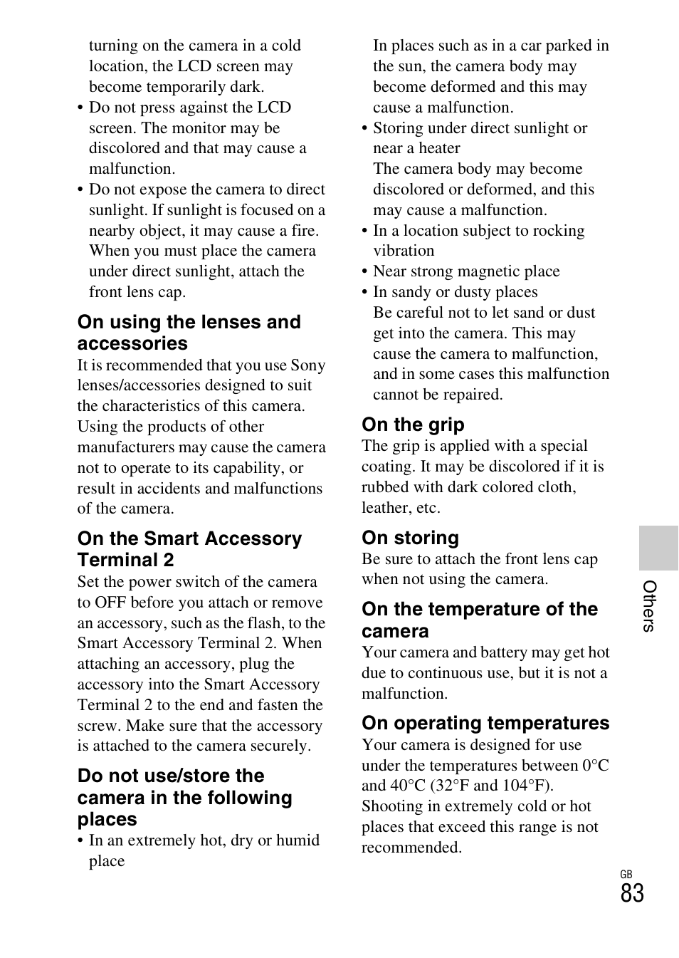 Sony NEX-F3 User Manual | Page 83 / 94