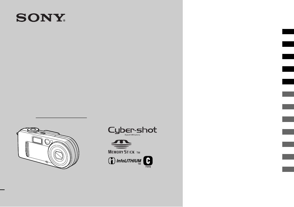 Sony DSC-P9 User Manual | 104 pages