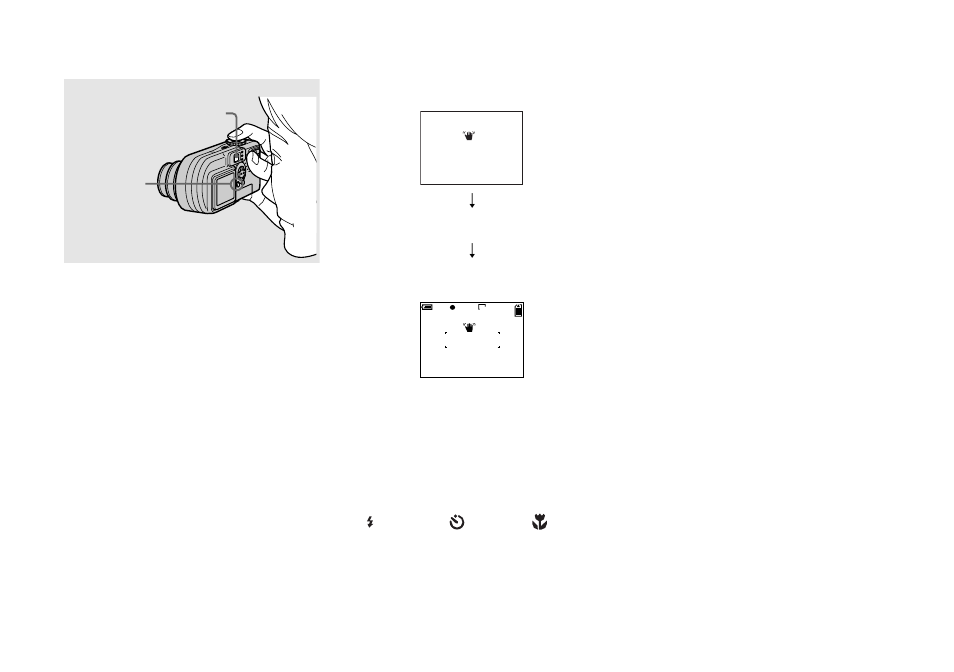 Shooting with the finder | Sony DSC-P9 User Manual | Page 26 / 104