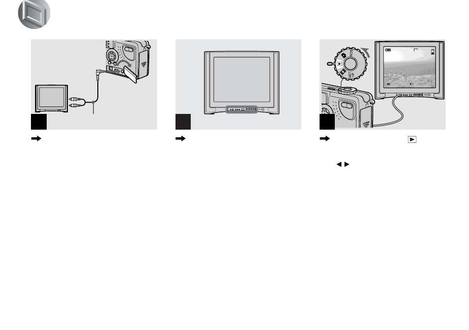 Viewing images on a tv screen | Sony DSC-P9 User Manual | Page 32 / 104