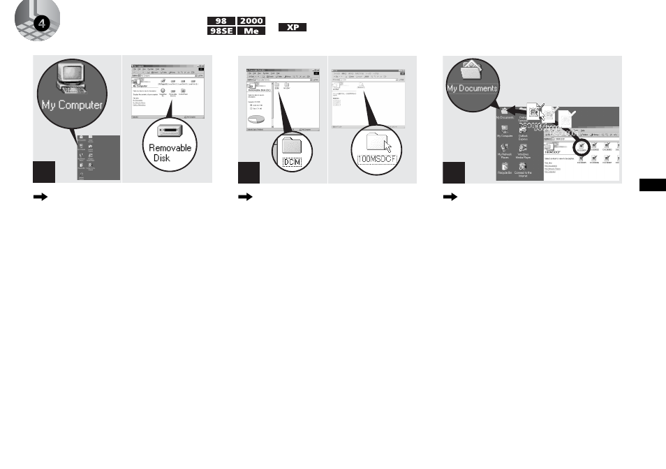 4copying images | Sony DSC-P9 User Manual | Page 43 / 104