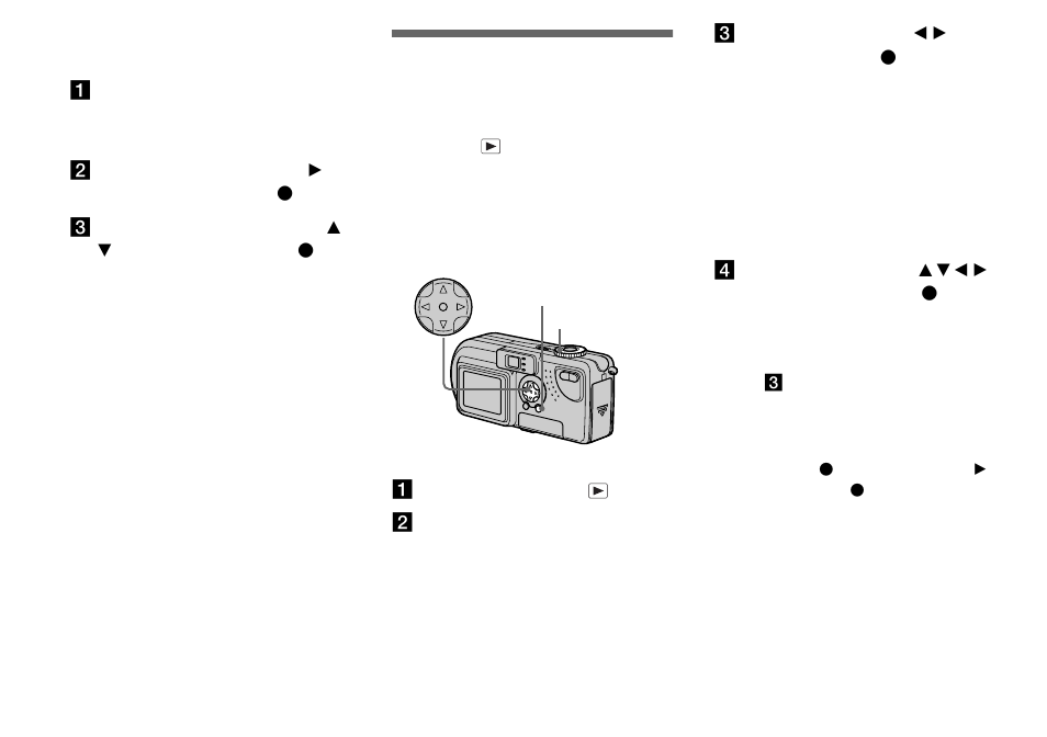 Recording an enlarged image – trimming, Playing back successive images, Recording an enlarged image | Trimming, Slide show) | Sony DSC-P9 User Manual | Page 62 / 104