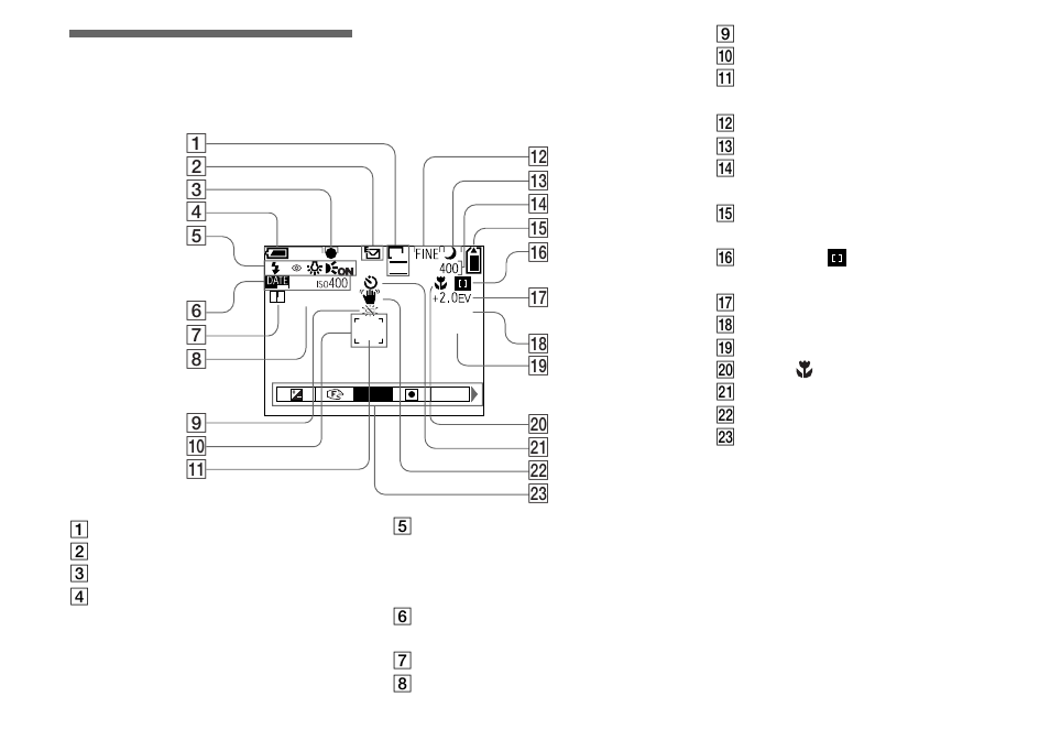 The lcd screen, Es 98 to | Sony DSC-P9 User Manual | Page 98 / 104