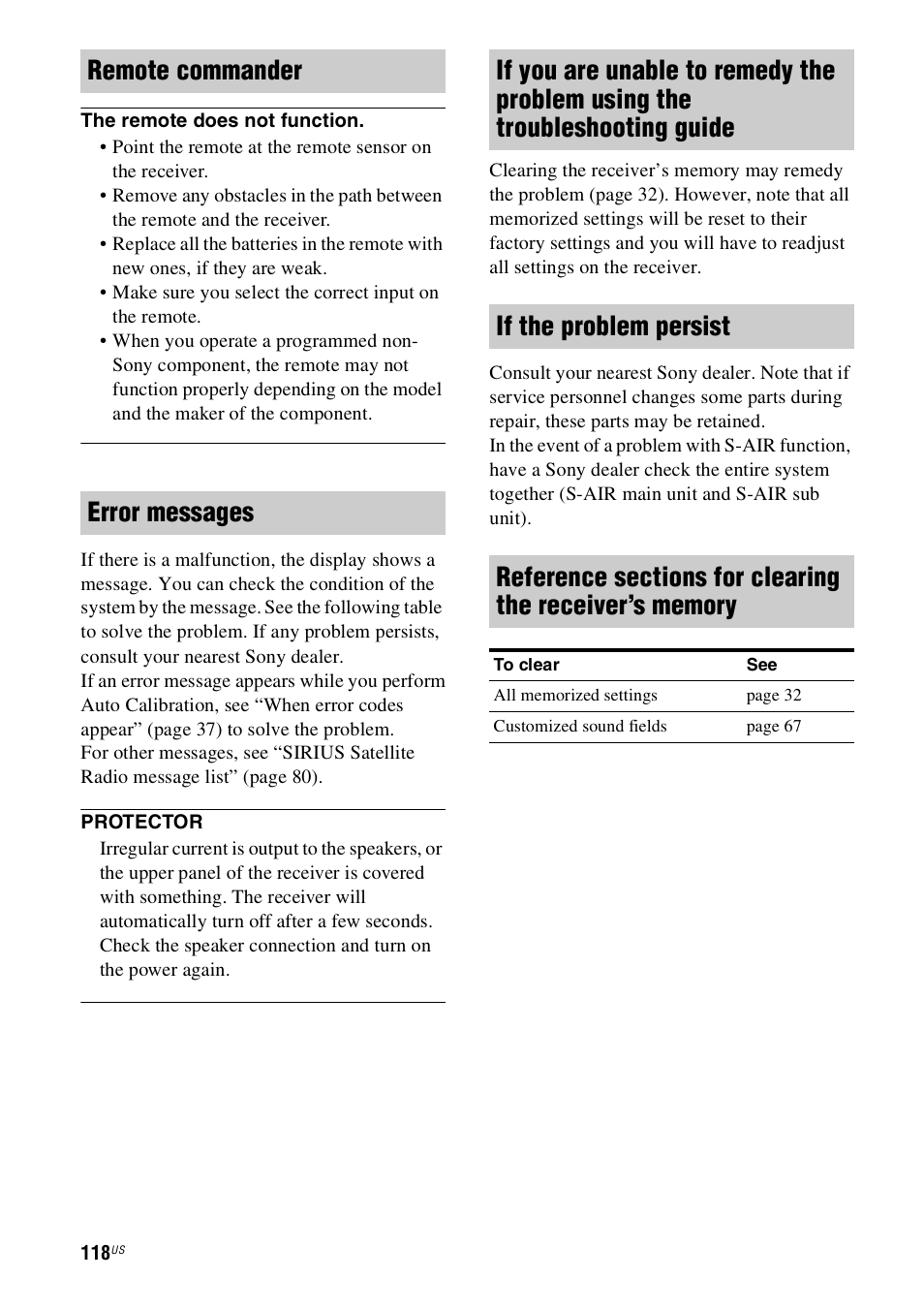 Sony STR-DH800 User Manual | Page 118 / 124