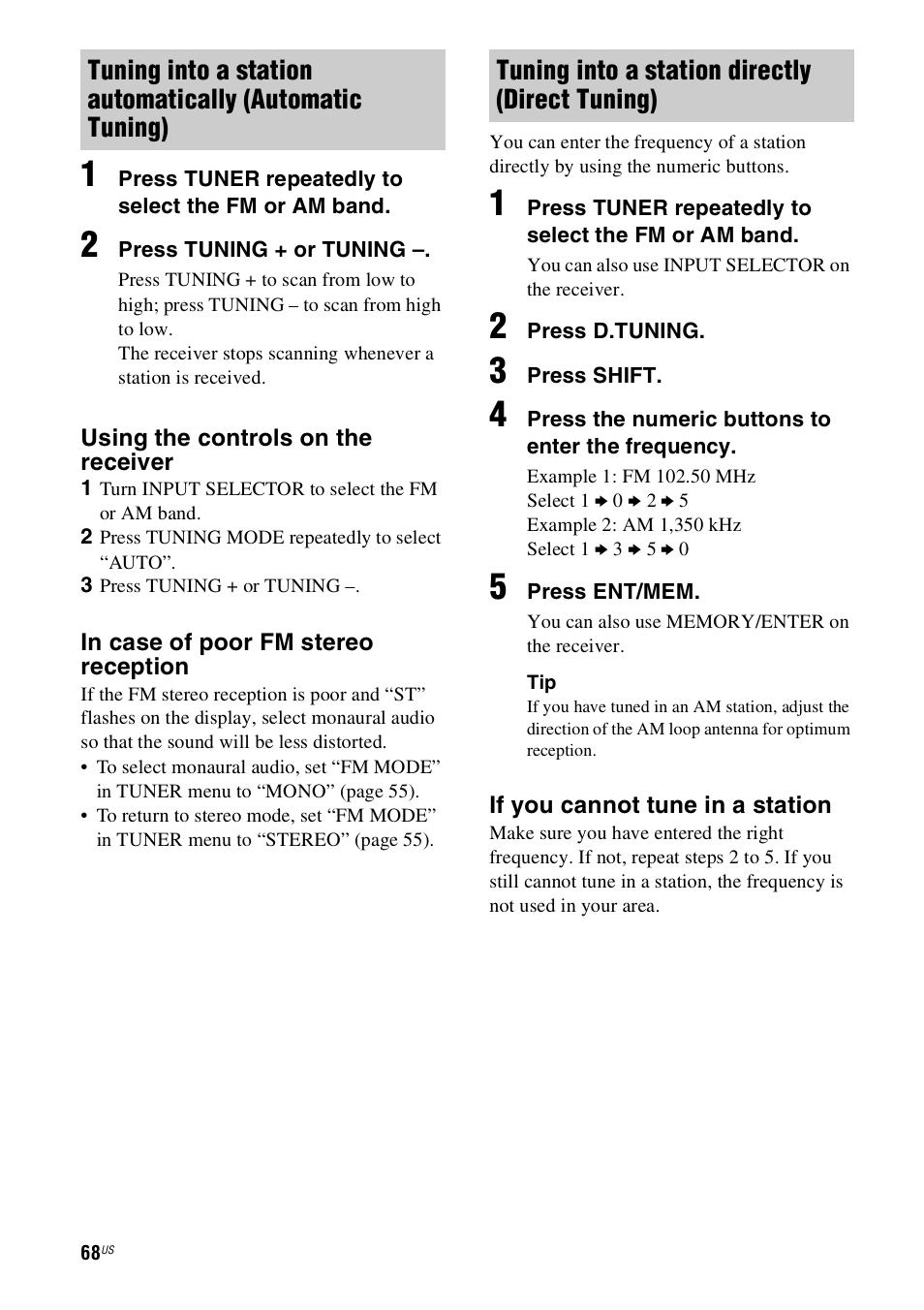 Sony STR-DH800 User Manual | Page 68 / 124