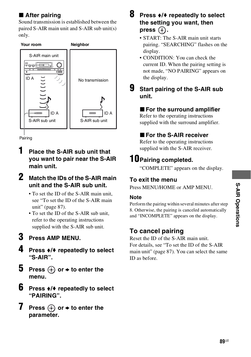 Sony STR-DH800 User Manual | Page 89 / 124