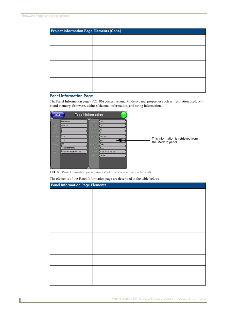 AMX Modero NXT-1200V User Manual | Page 100 / 178