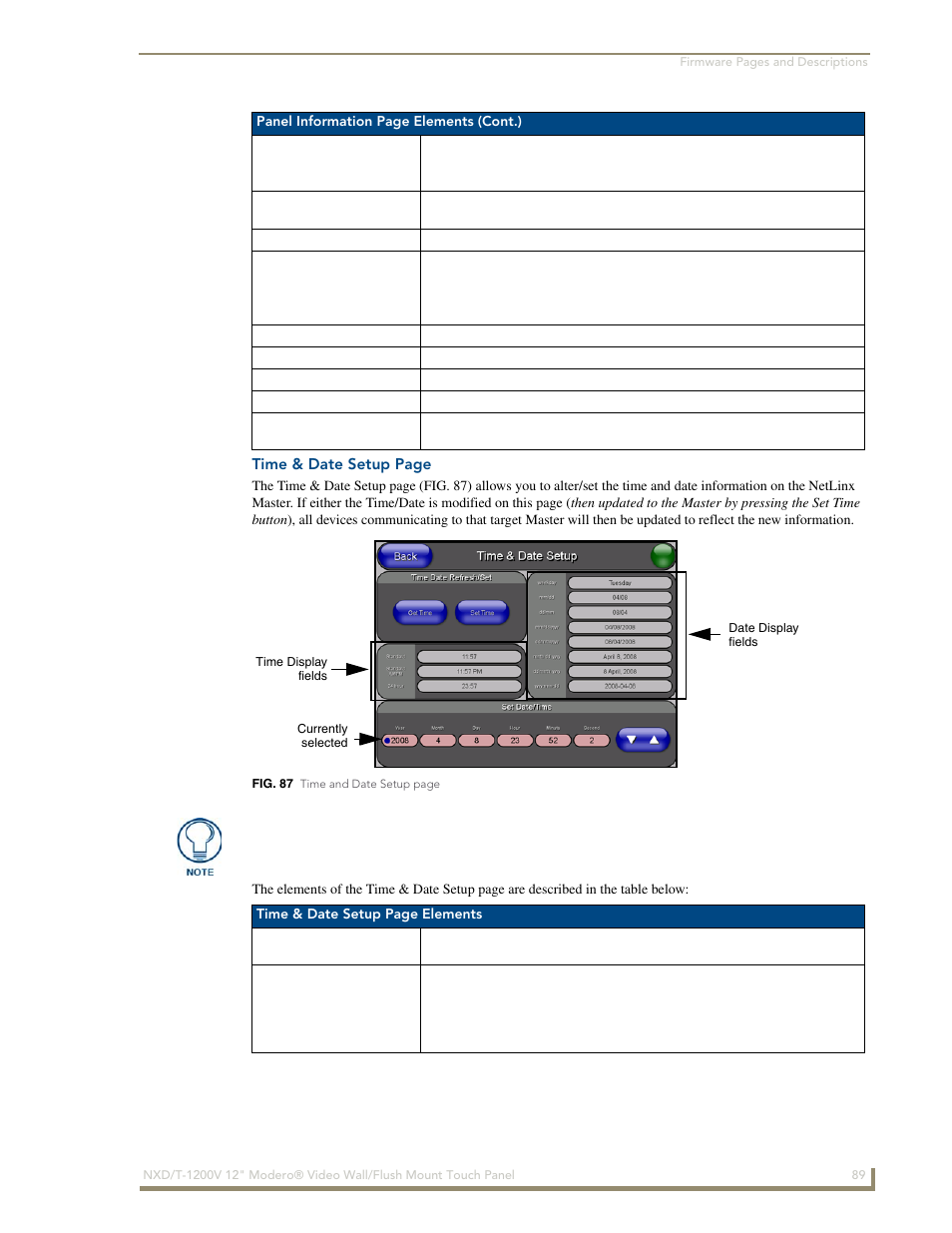 AMX Modero NXT-1200V User Manual | Page 101 / 178