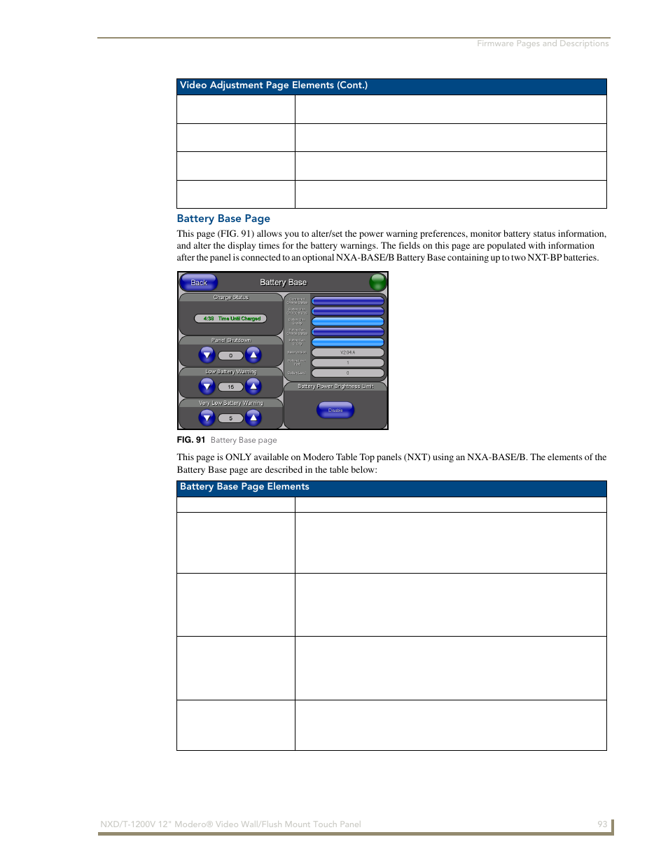 AMX Modero NXT-1200V User Manual | Page 105 / 178