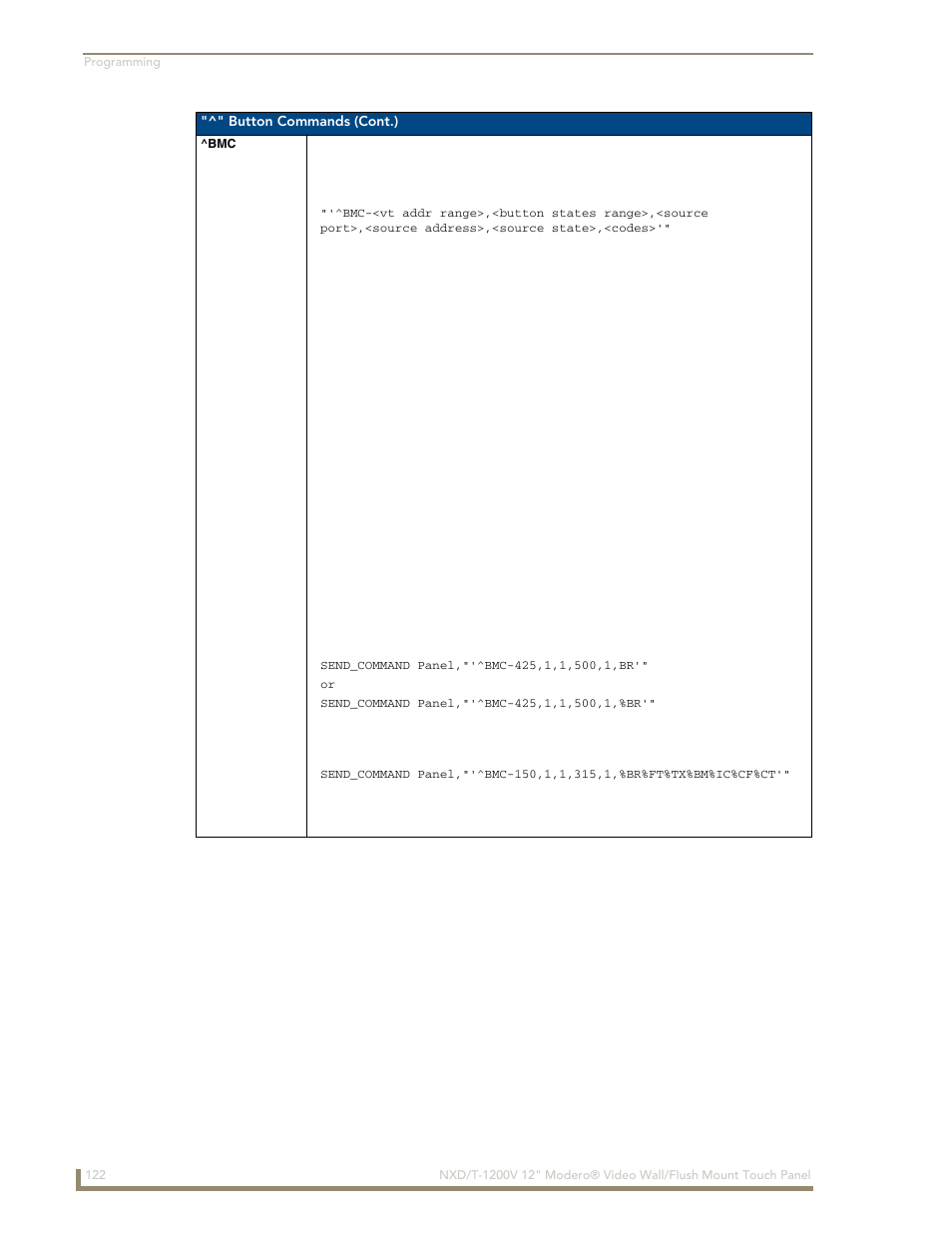 AMX Modero NXT-1200V User Manual | Page 134 / 178