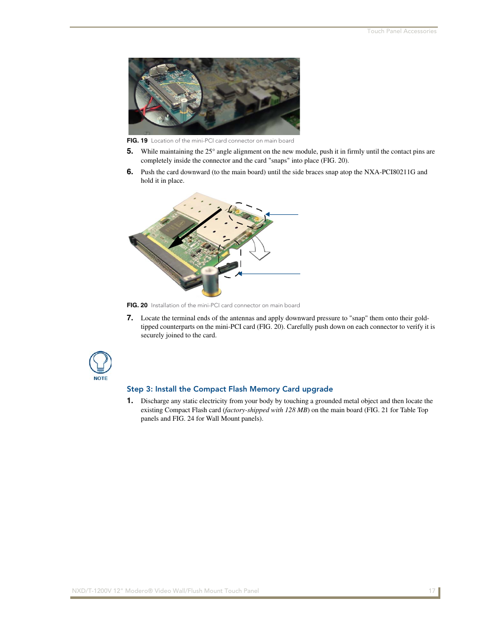 AMX Modero NXT-1200V User Manual | Page 29 / 178