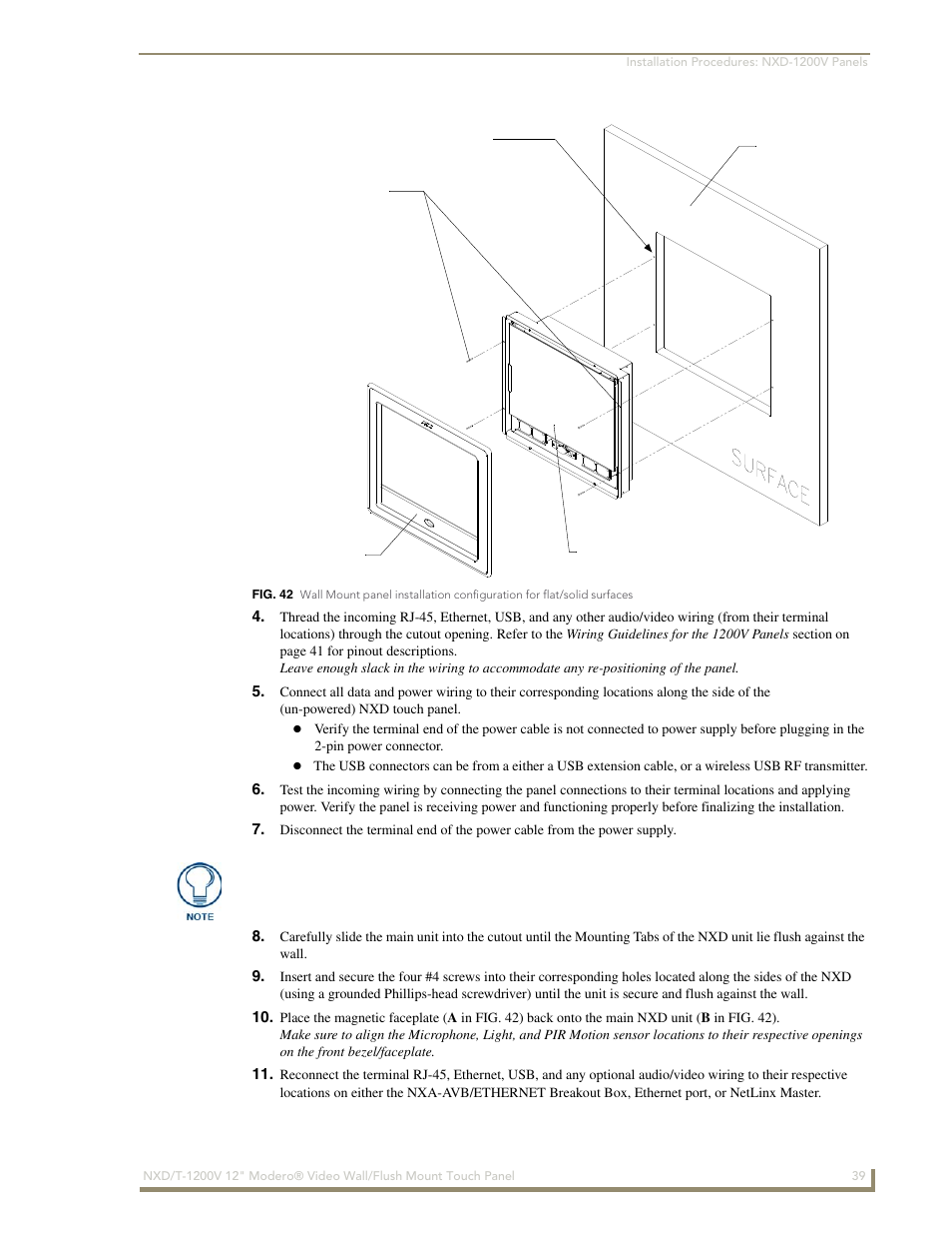 AMX Modero NXT-1200V User Manual | Page 51 / 178