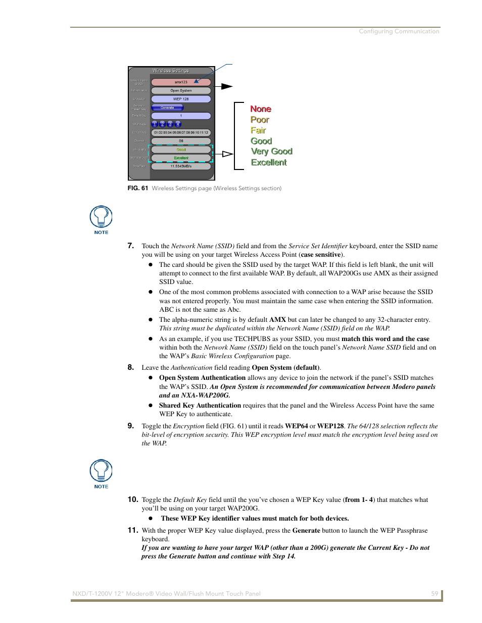 AMX Modero NXT-1200V User Manual | Page 71 / 178