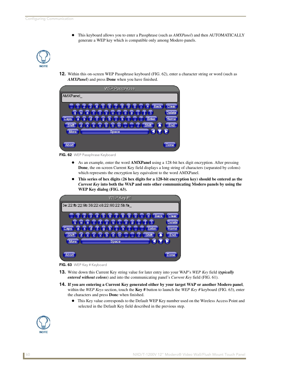 AMX Modero NXT-1200V User Manual | Page 72 / 178