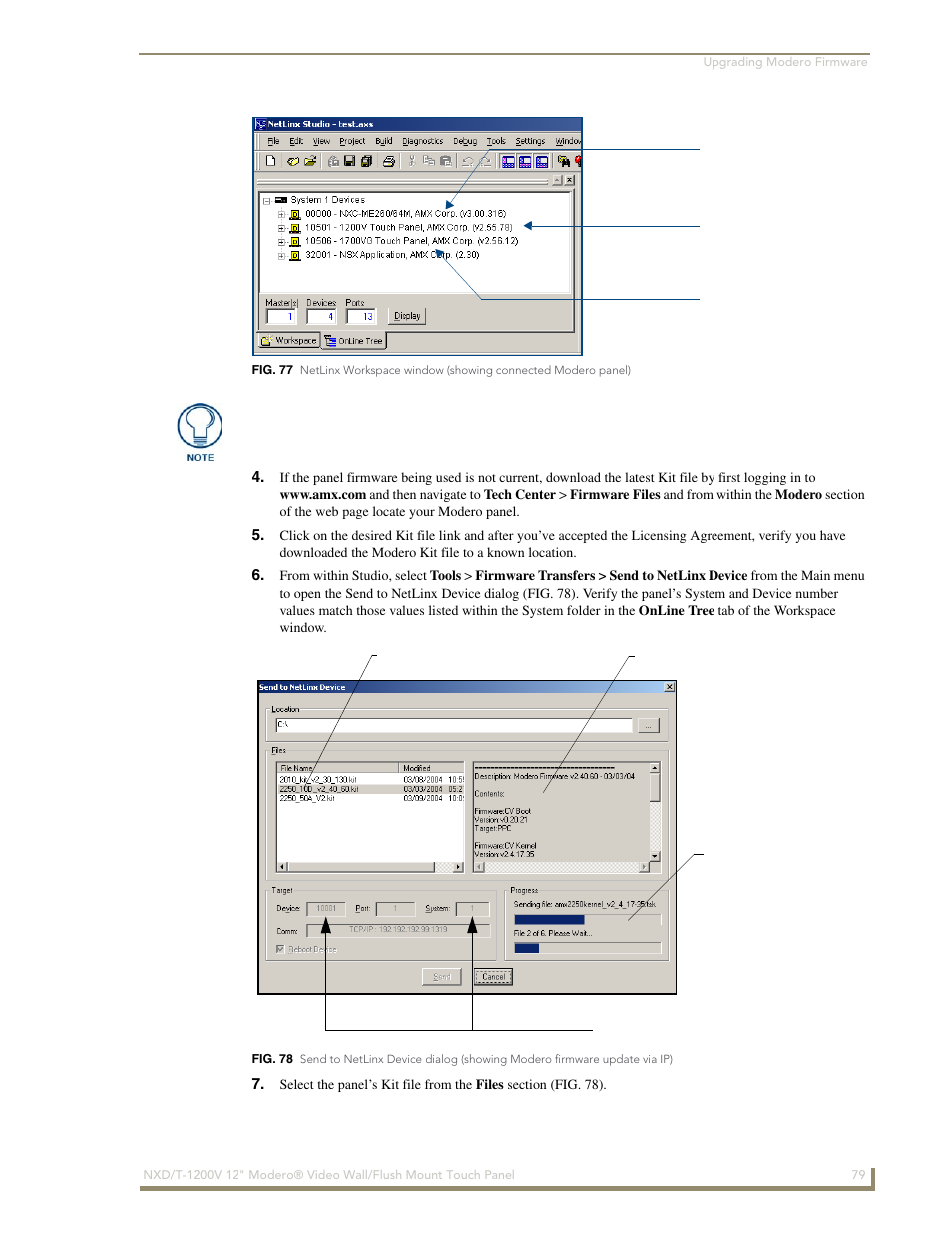 AMX Modero NXT-1200V User Manual | Page 91 / 178