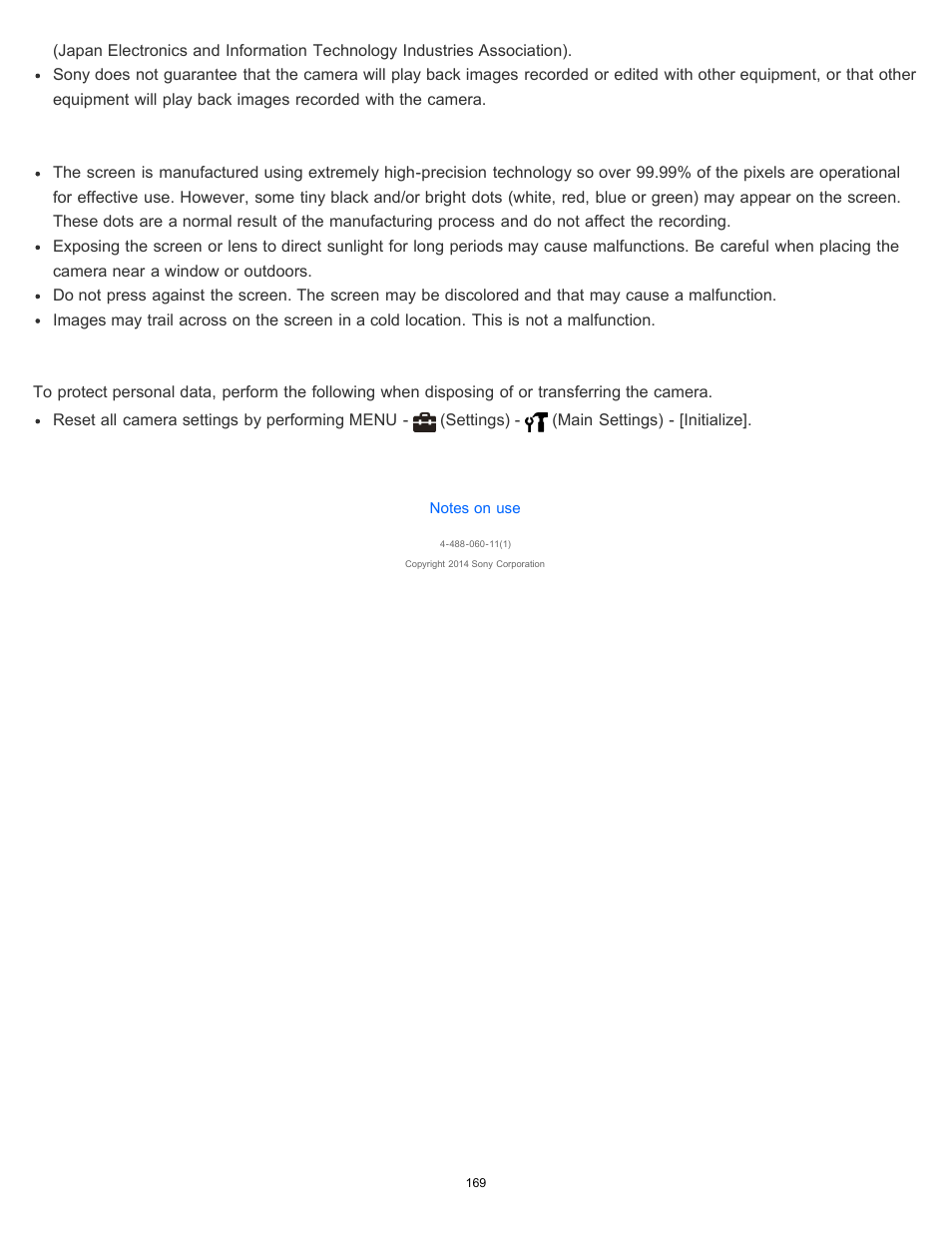 Sony DSC-H400 User Manual | Page 173 / 238